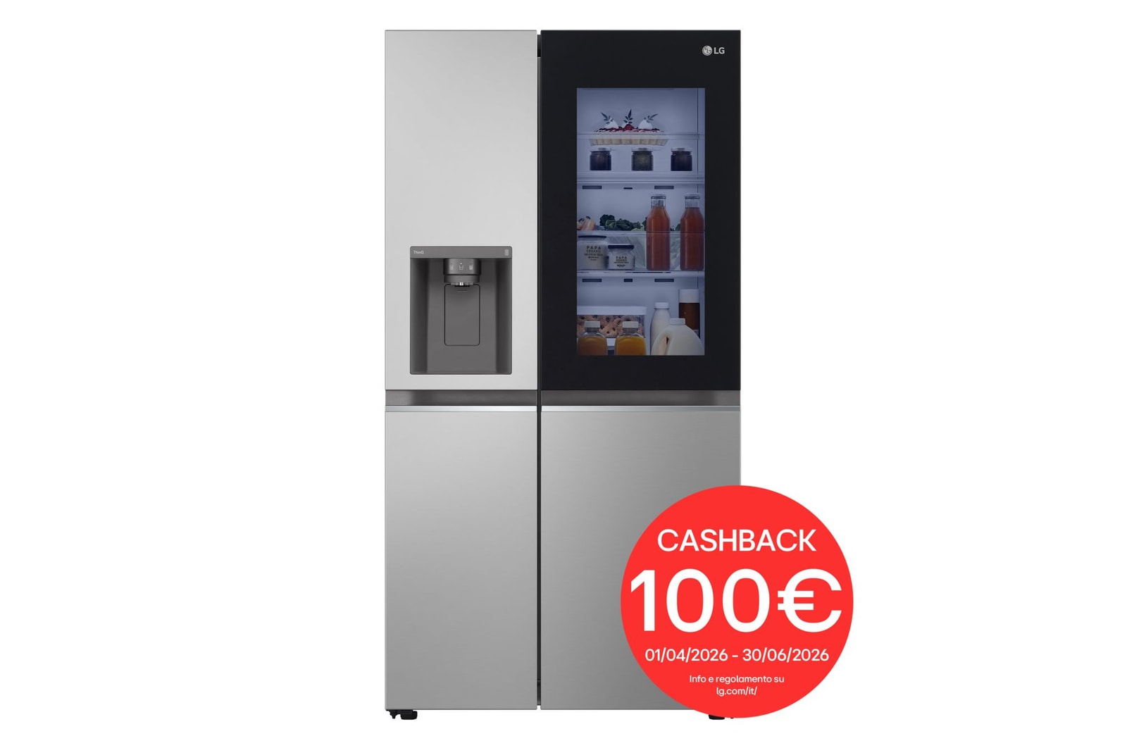 Foto frontale frigorifero GSGV80PYLD con cashback